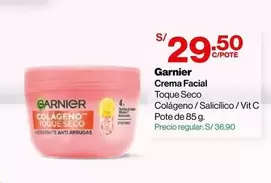 Garnier - Crema Facial Toque Seco