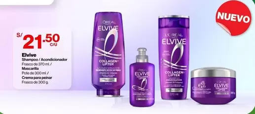 Elvive - Shampoo / Acondicionador / Mascarilla / Crema para peinar