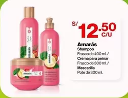 Amar - ás Shampoo, Crema para peinar, Mascarilla