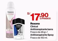 Rexona - Antitranspirante barra / Antitranspirante Spray