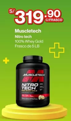 Nitro tech 100% Whey Gold