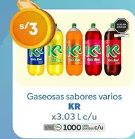 Gaseosas sabores varios
