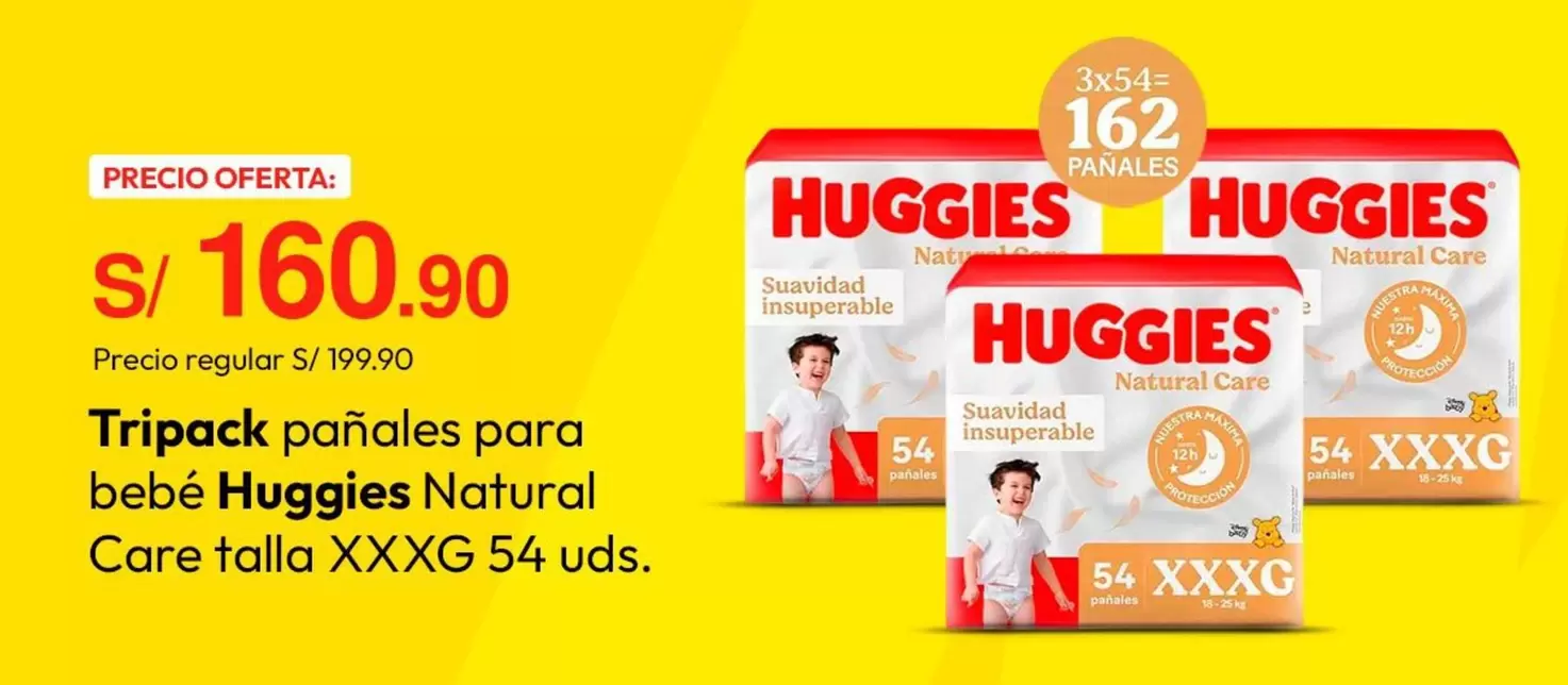 Huggies - Tripack pañales