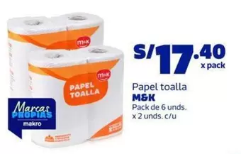 M&K - Papel toalla