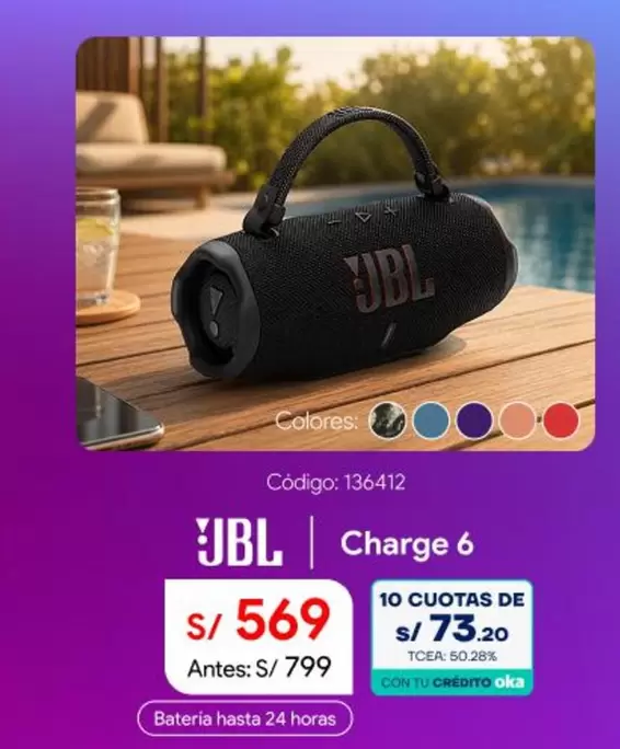 JBL - Charge 6