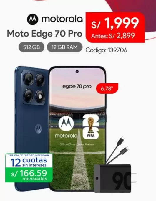 Motorola - Moto Edge 70 Pro
