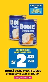 Leche Mezcla L
uevo
ctea Crecimiento Lata