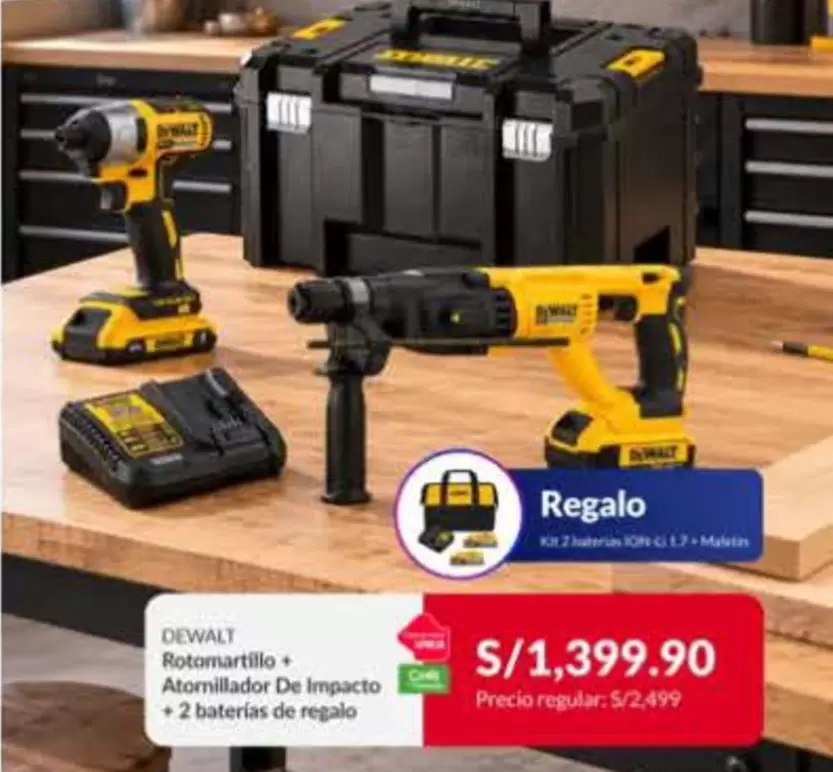 DeWalt - Rotomartillo + Atornillador De Impacto