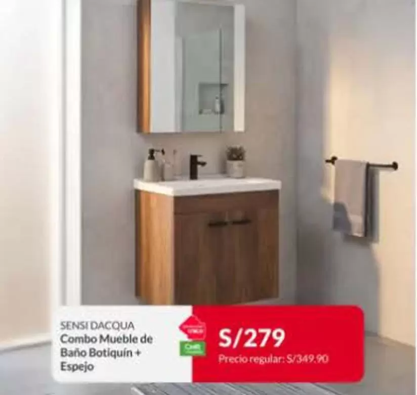 Dacqua - Mueble de Baño Botiquin + Espejo