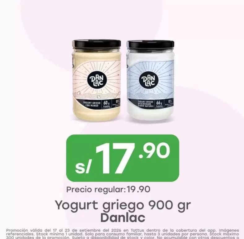 Danlac - Yogurt griego