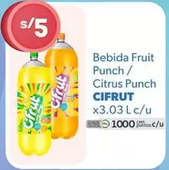 Cifrut - Bebida Fruit Punch / Citrus Punch