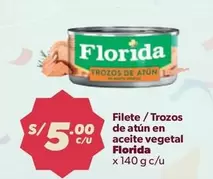 Florida - Trozos de atún en aceite vegetal