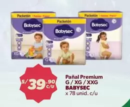 Babysec - Pañal Premium