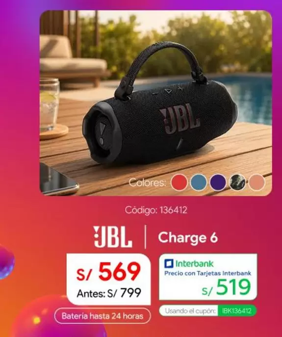 JBL - Charge 6