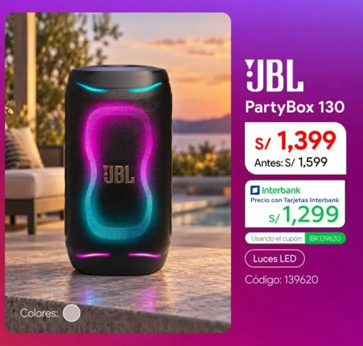 JBL - PartyBox 130