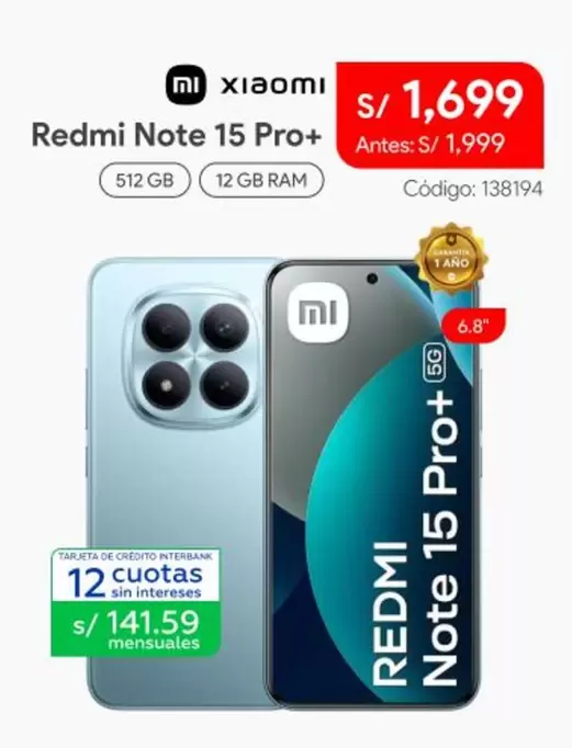 Xiaomi - Redmi Note 15 Pro+