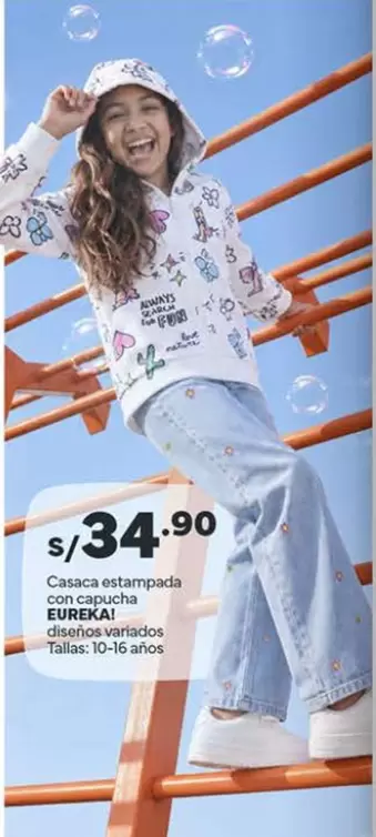 Always - Casaca estampada con capucha