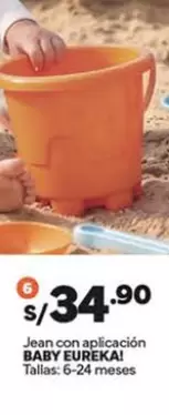 Jean con aplicación