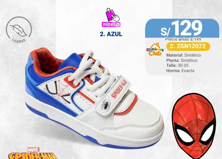 Marvel - Zapatillas 2. Azul 2. 2SN12072