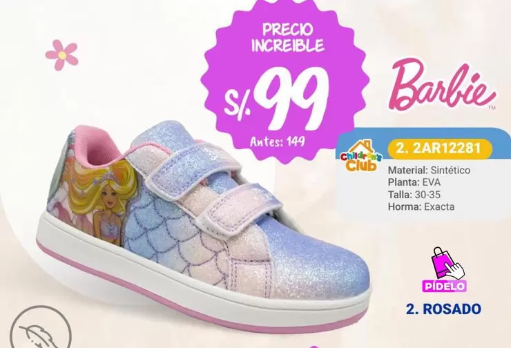 Barbie - Zapatillas 2. 2AR12281