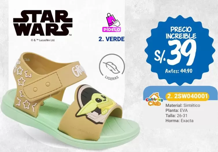 Star Wars - Sandalias 2. SW040001