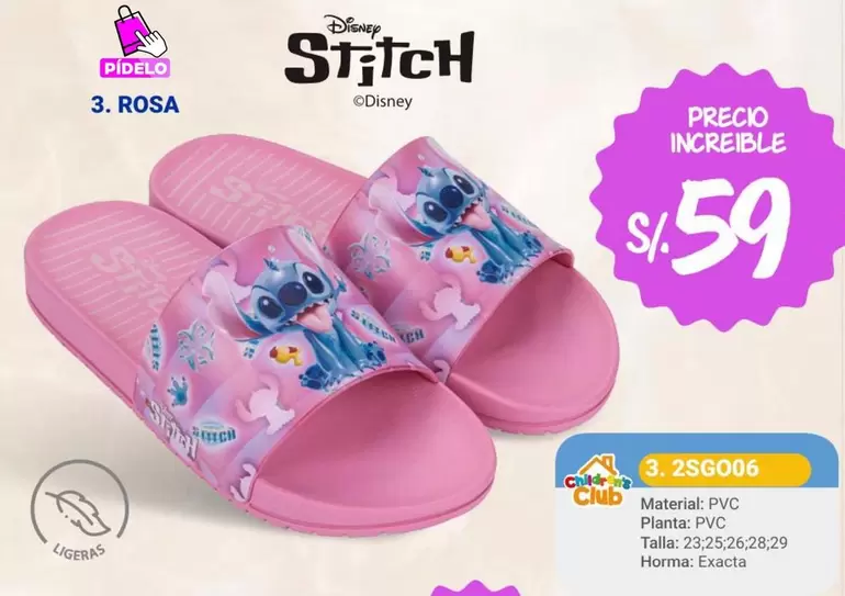 Disney - Pantuflas 3. ROSA