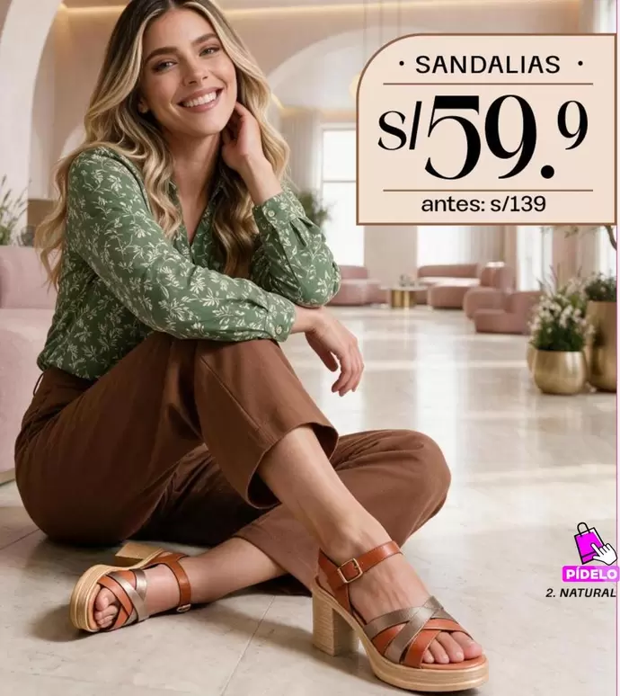 Natural - SANDALIAS