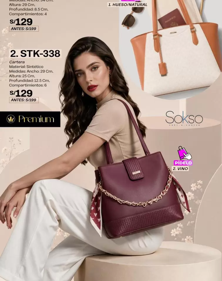 STK-338 Cartera Material Sintetico