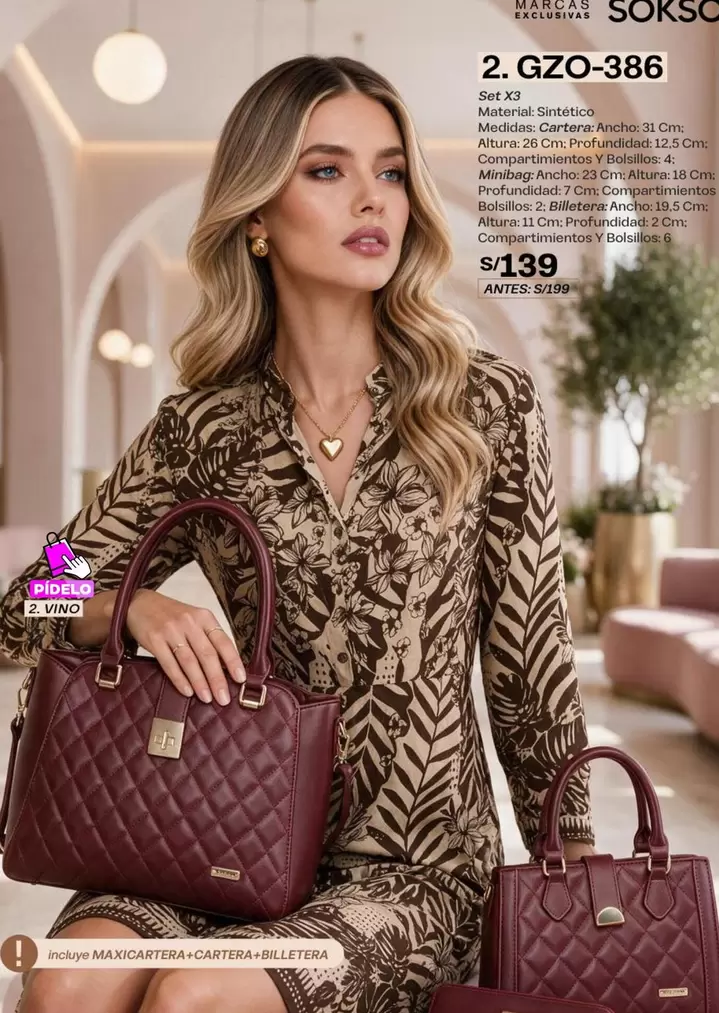 Bolso "Set X2"