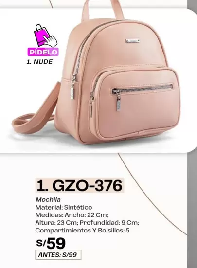 1. GZO-376 Mochila