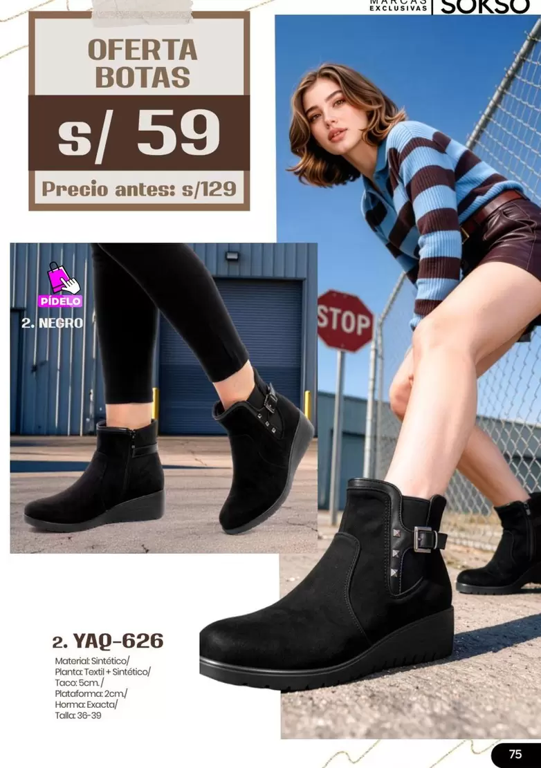 OFERTA BOTAS s/ 59