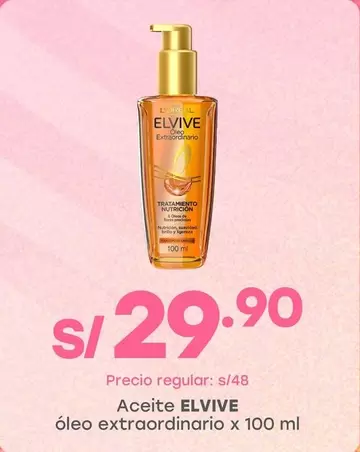 Elvive - Aceite Óleo Extraordinario