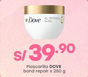 Dove - Mascarilla bond repair