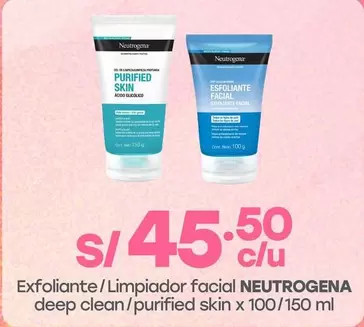 Neutrógena - Exfoliante/Limpiador facial