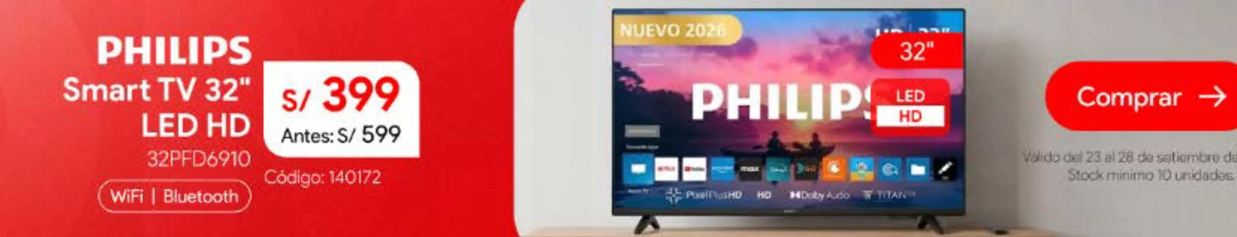 Philips - Smart TV 32" LED HD