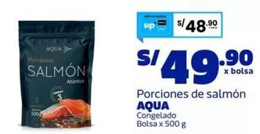 Porciones de salmón