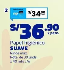 Suave - Papel higi
uevo
