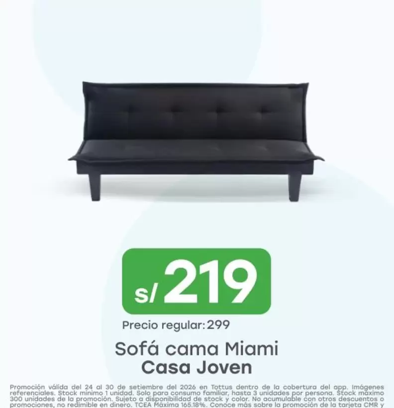 Casa Joven - Sofá cama