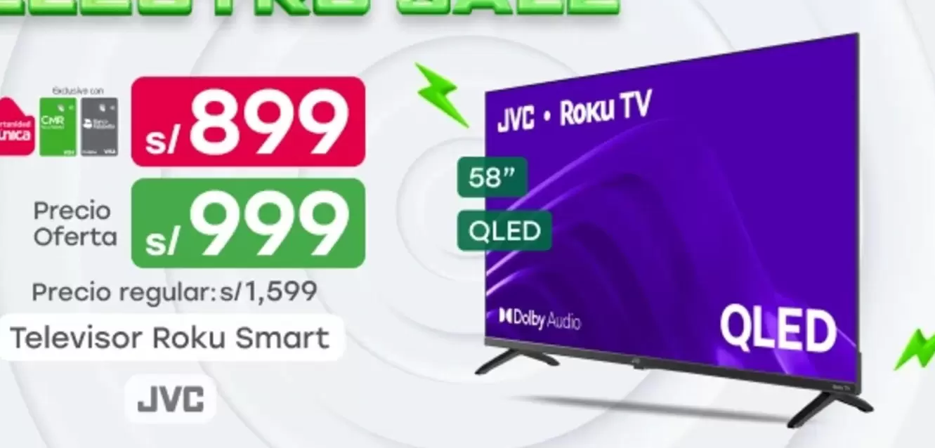 JVC - Televisor Roku Smart