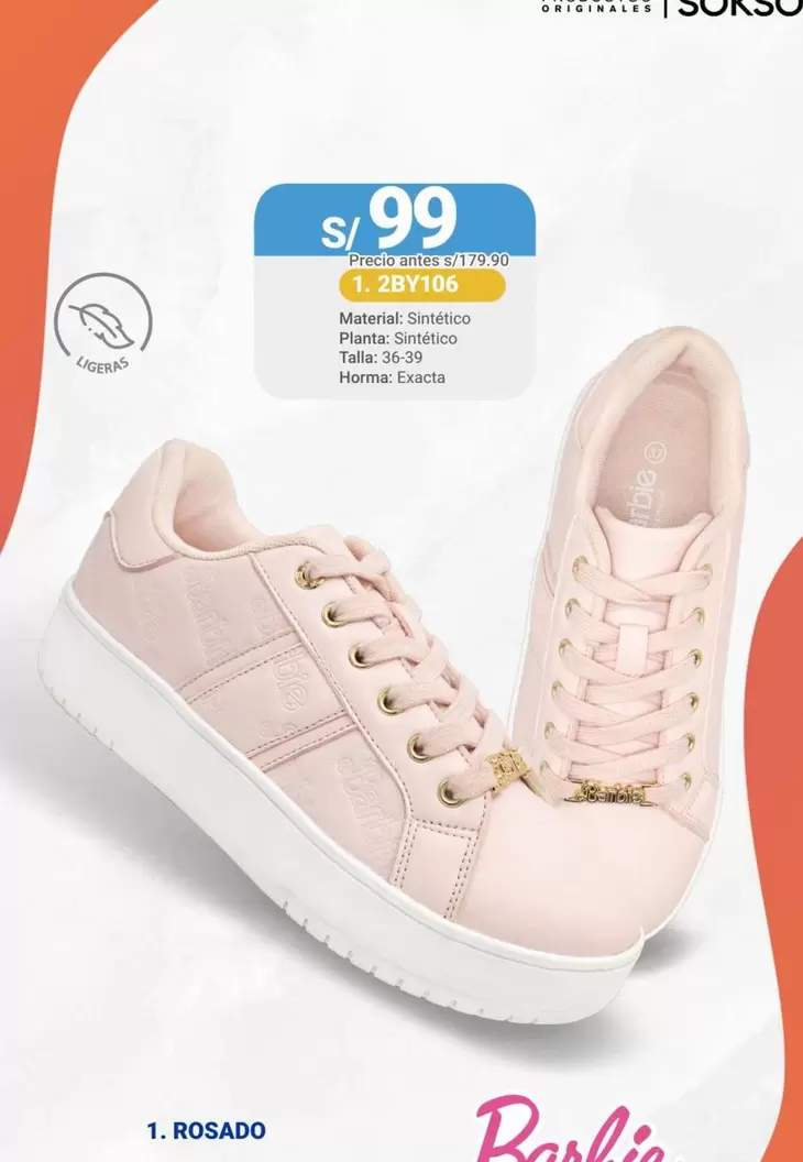 Barbie - Zapatillas 1.29V106