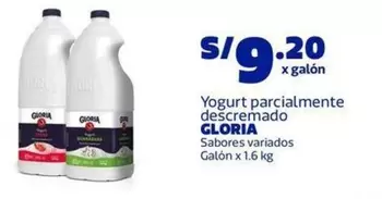 Gloria - Yogurt parcialmente descremado