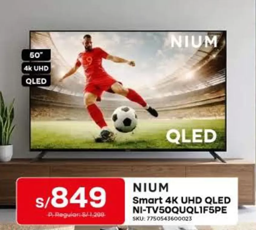 Smart - 4K UHD QLED NI-TV50QUQL1F5PE
