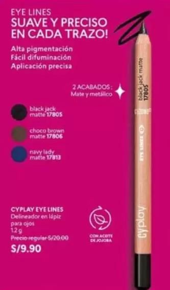 Suave - EYE LINES SUAVE Y PRECISO EN CADA TRAZO! Delineador en lápiz para ojos
