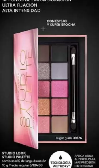 Studio - STUDIO LOOK STUDIO PALETTE sombras x10