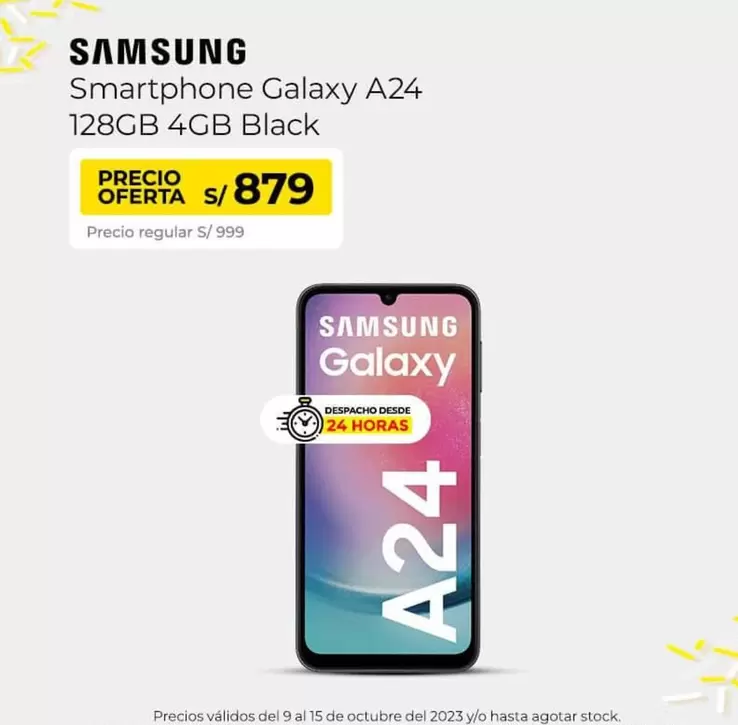 Samsung - Smartphone Galaxy A24 128GB 4GB Black