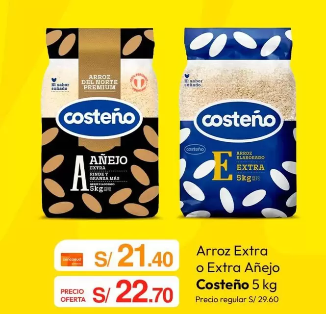 Costeño - Arroz Extra o Extra Añejo