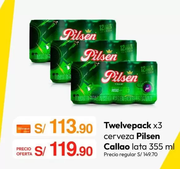 Pilsen - cerveza Callao lata