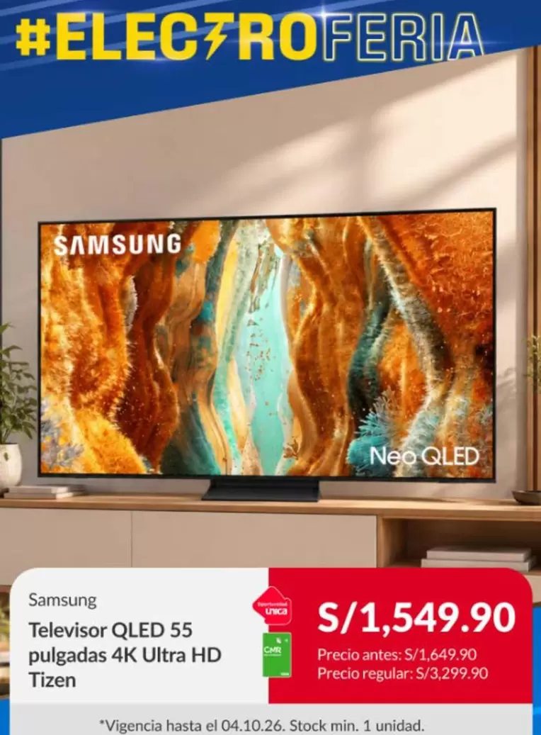 Samsung - Televisor QLED S5 pulgadas 4K Ultra HD Tizen