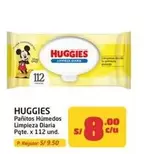 Huggies - Pañitos Húmedos Limpieza Diaria