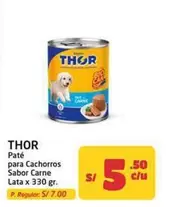 Thor - Paté para Cachorros Sabor Carne Lata
